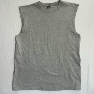 ProSpirit Muscle Tank Top XL Gray Vintage Sleeveless Gym Shirt Men’s 90s Y2K